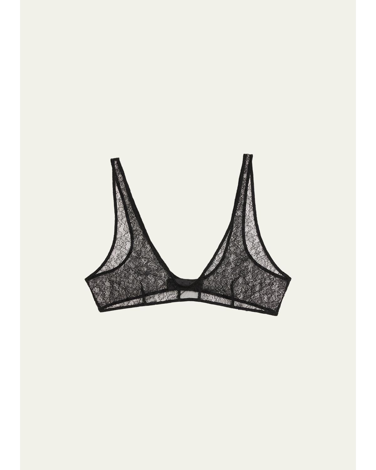 Petite Fleur Wireless Floral Lace Bra