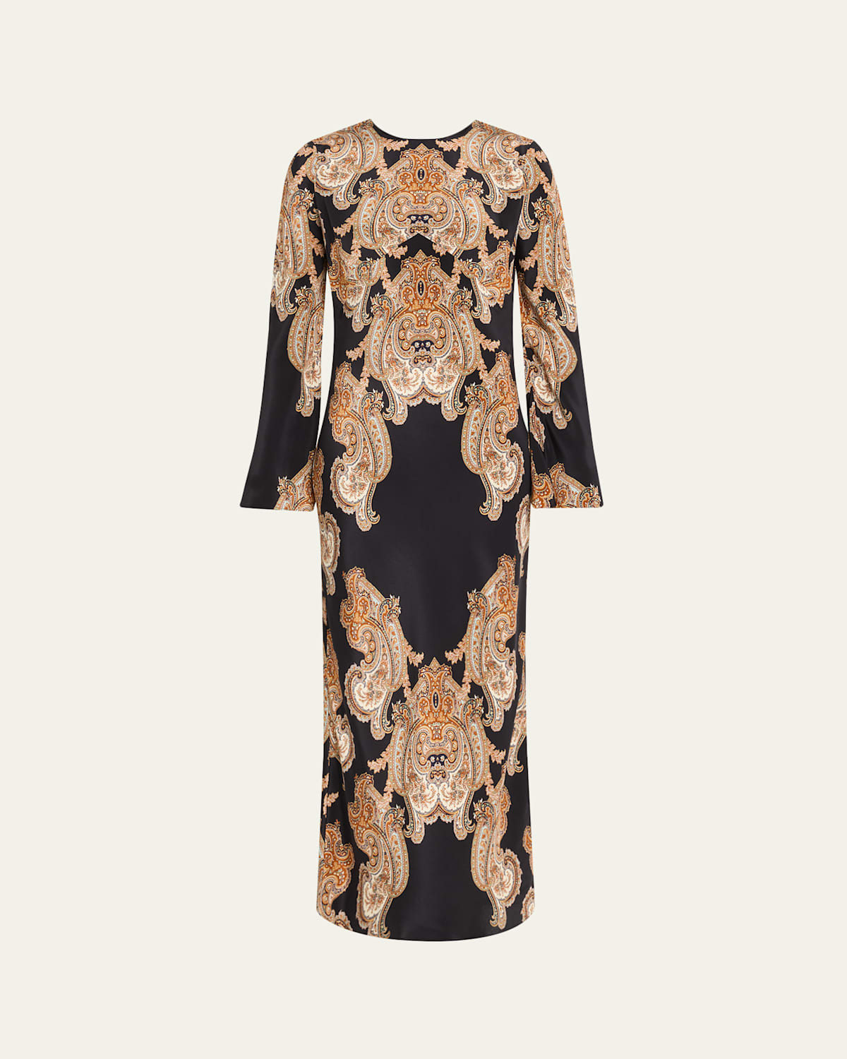 Veronica Beard Lupita Paisley Maxi Dress In Black