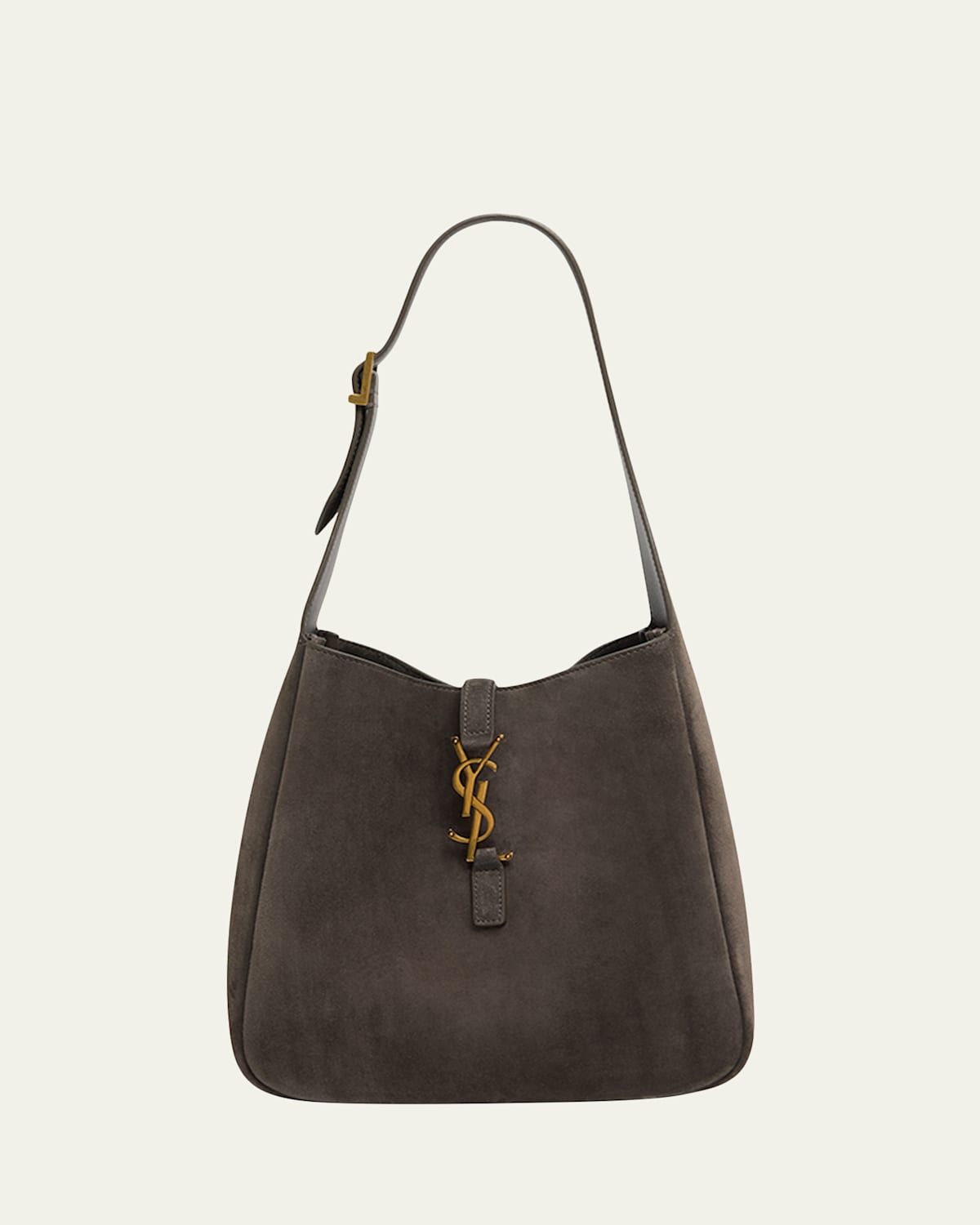 Saint Laurent Le 5 A 7 Small Ysl Suede Shoulder Bag