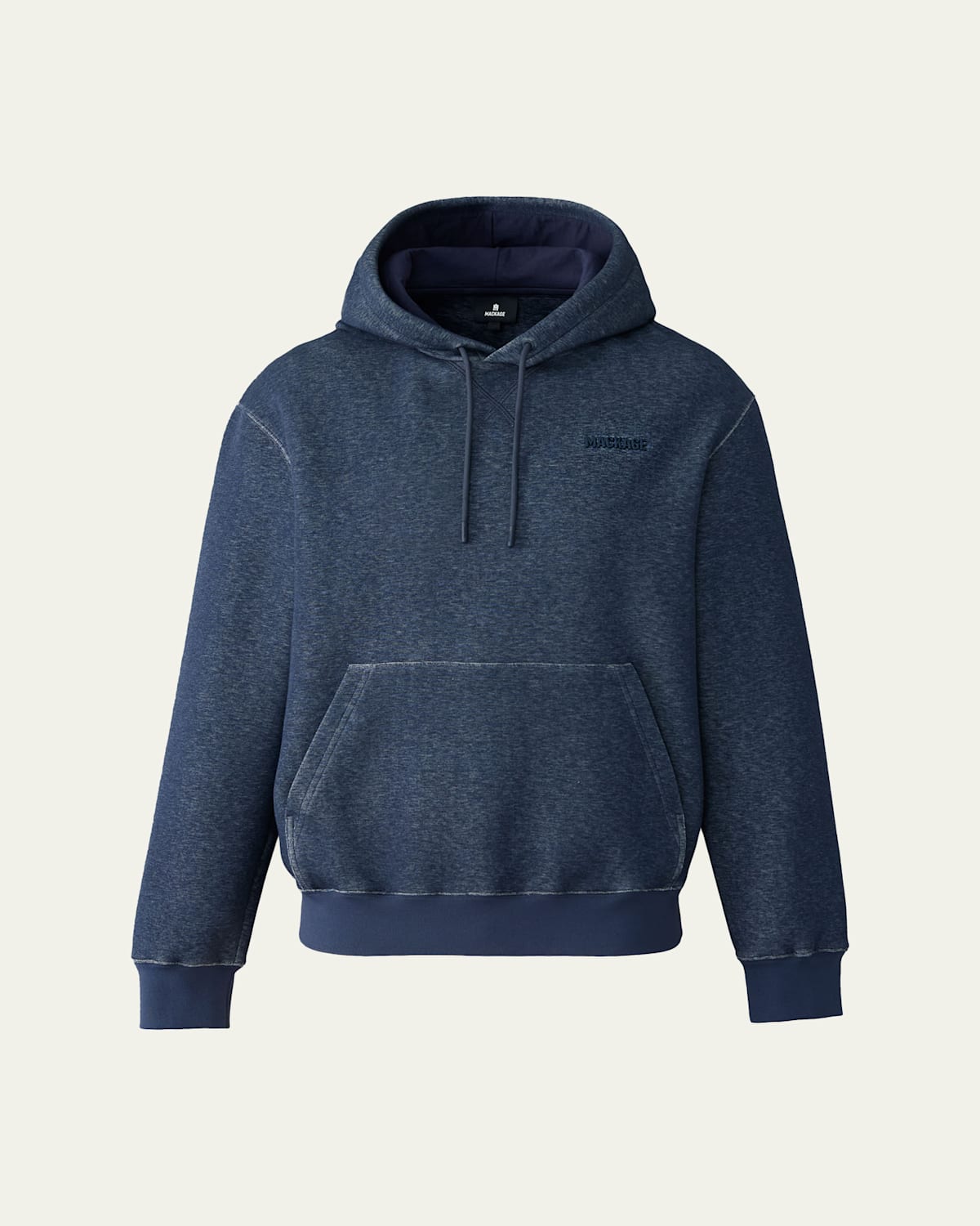 Mackage Men's Krystian Double-face Jersey Logo Hoodie In Animal Print