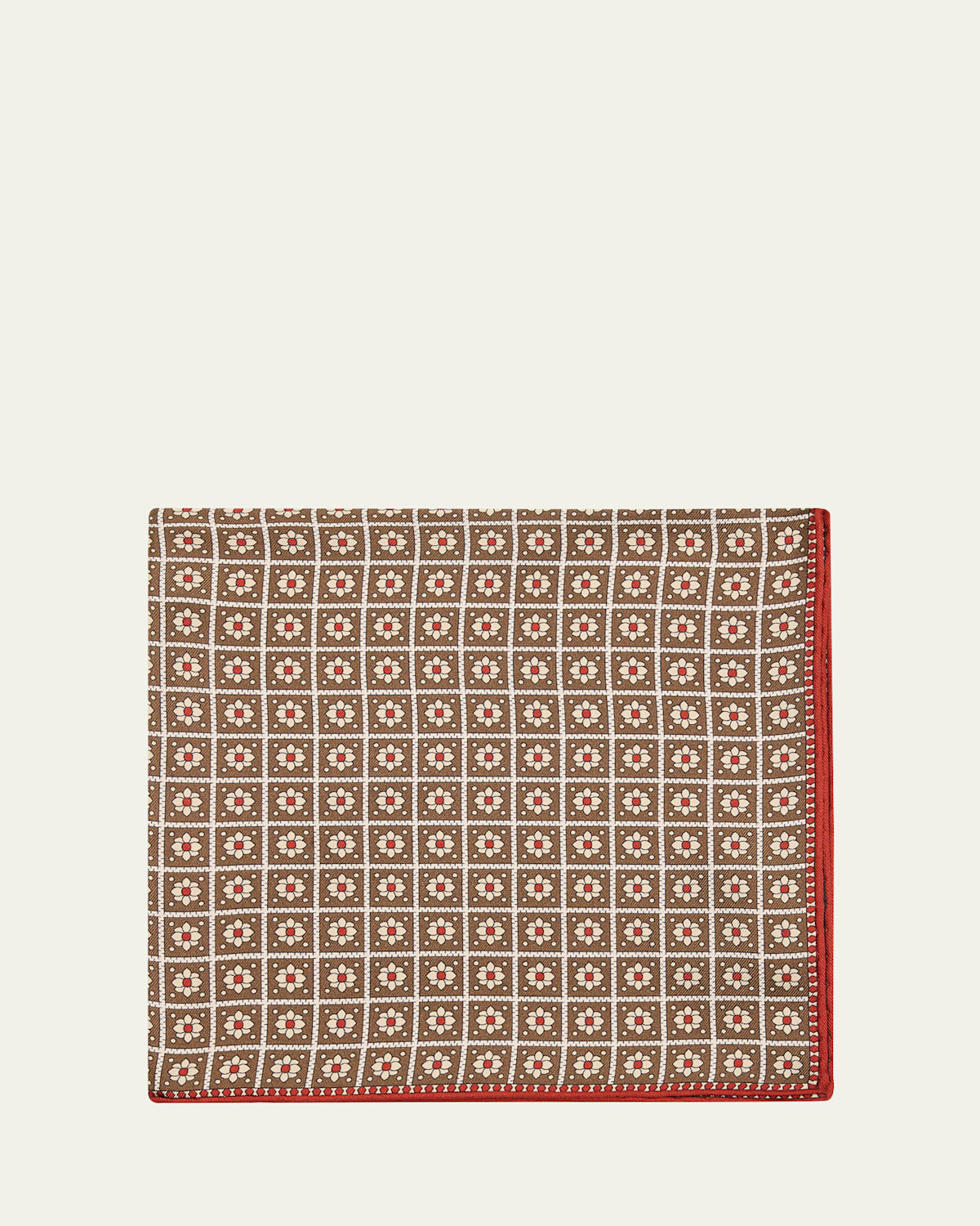 Loro Piana Men's Flora Silk Twill Scarf