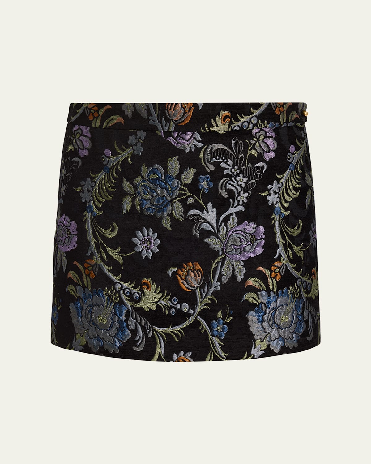 Chloé Floral Tapestry Mini Skirt In Multi