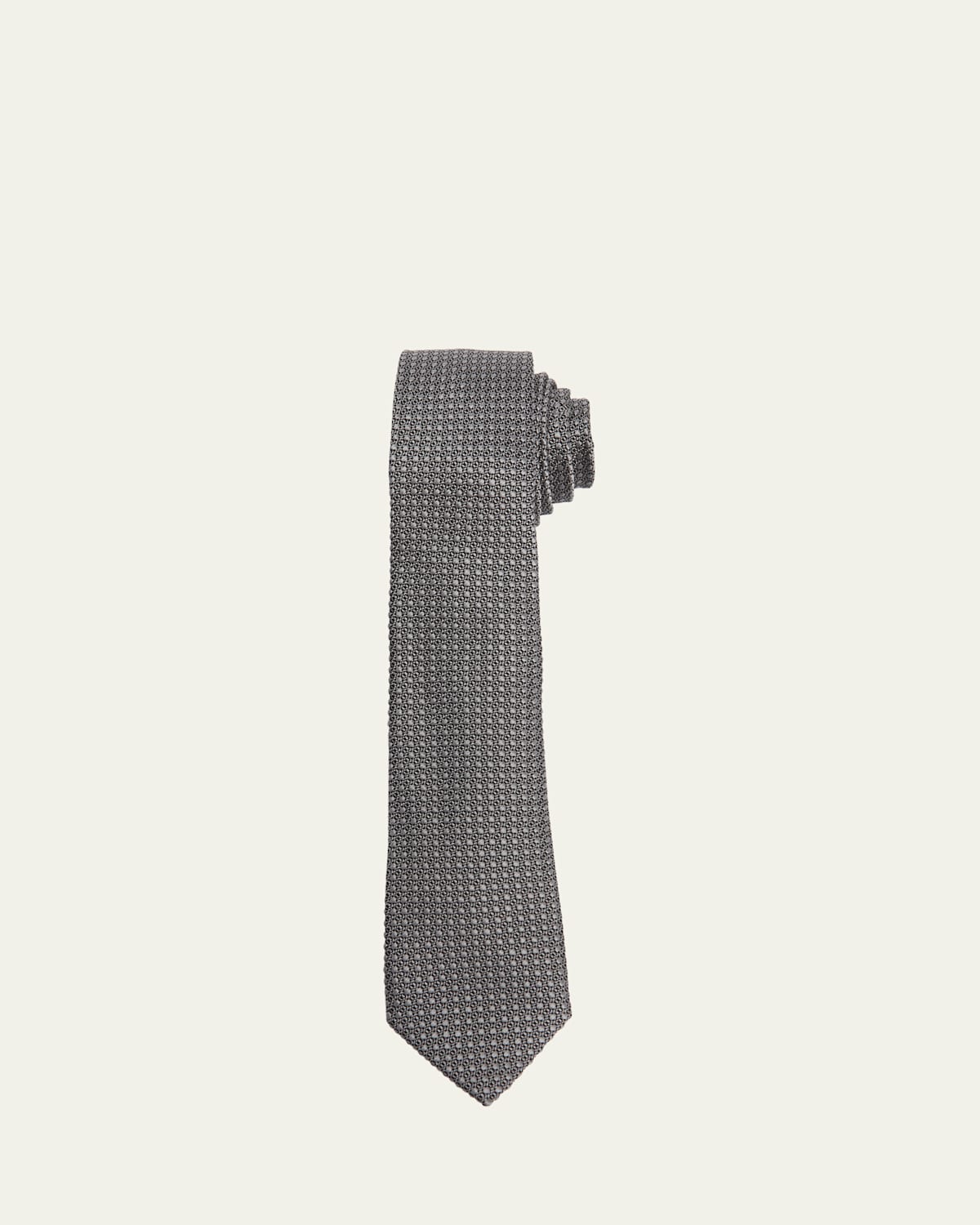 TOM FORD Men's Ink Blue Fall Silk Tie