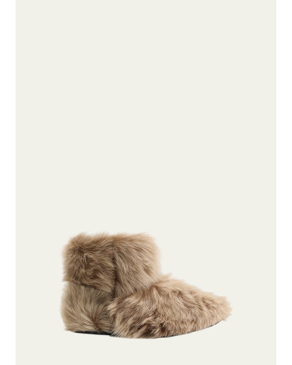 Big Shearling Ankle Booties