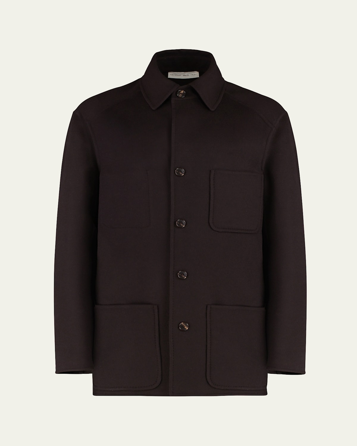 Umit Benan Men's Pitt Double-Faced Merino Wool Jacket