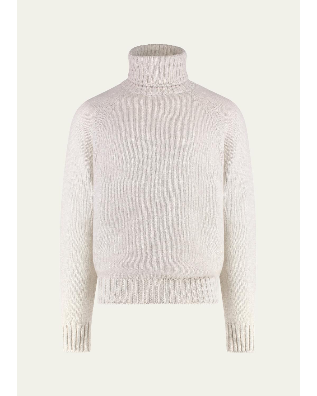 Men'S Cashmere Milano Knit Turtleneck Sweater