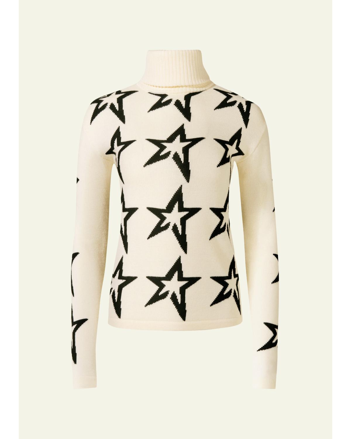 Star Dust Turtleneck Sweater