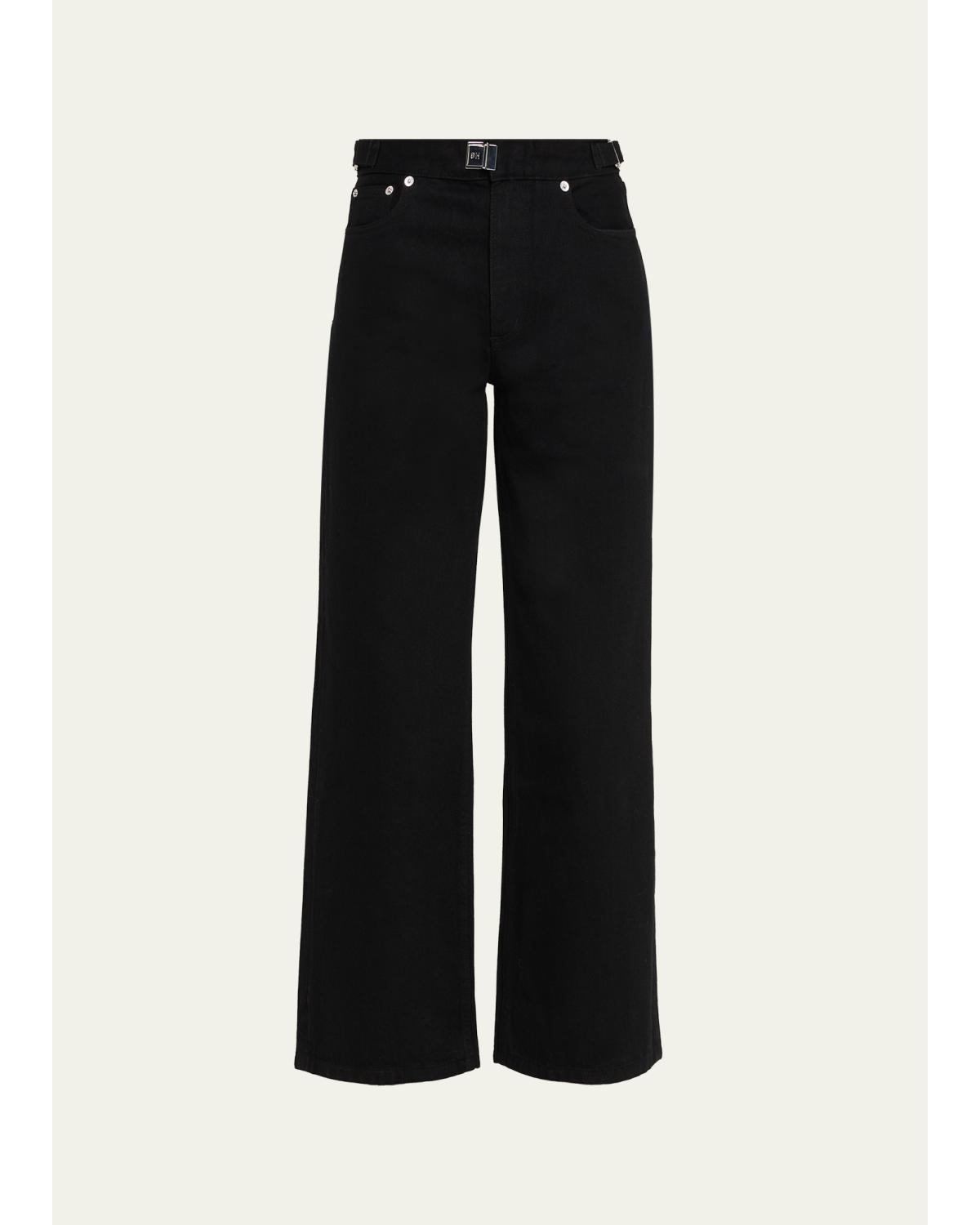 Buckle Relaxed Jeans