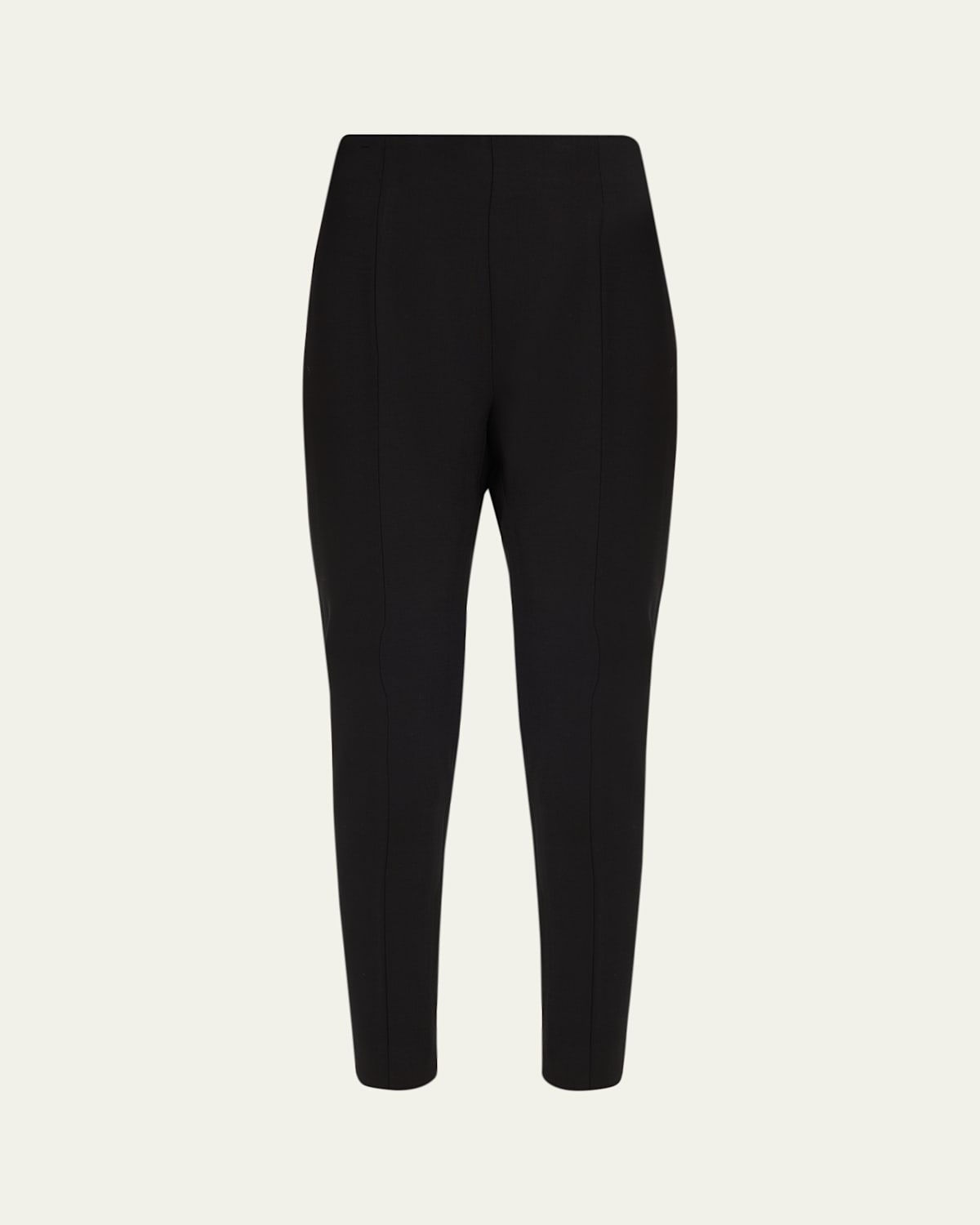 Carolina Herrera Emilie Seamed Skinny-leg Ankle Pants In Black