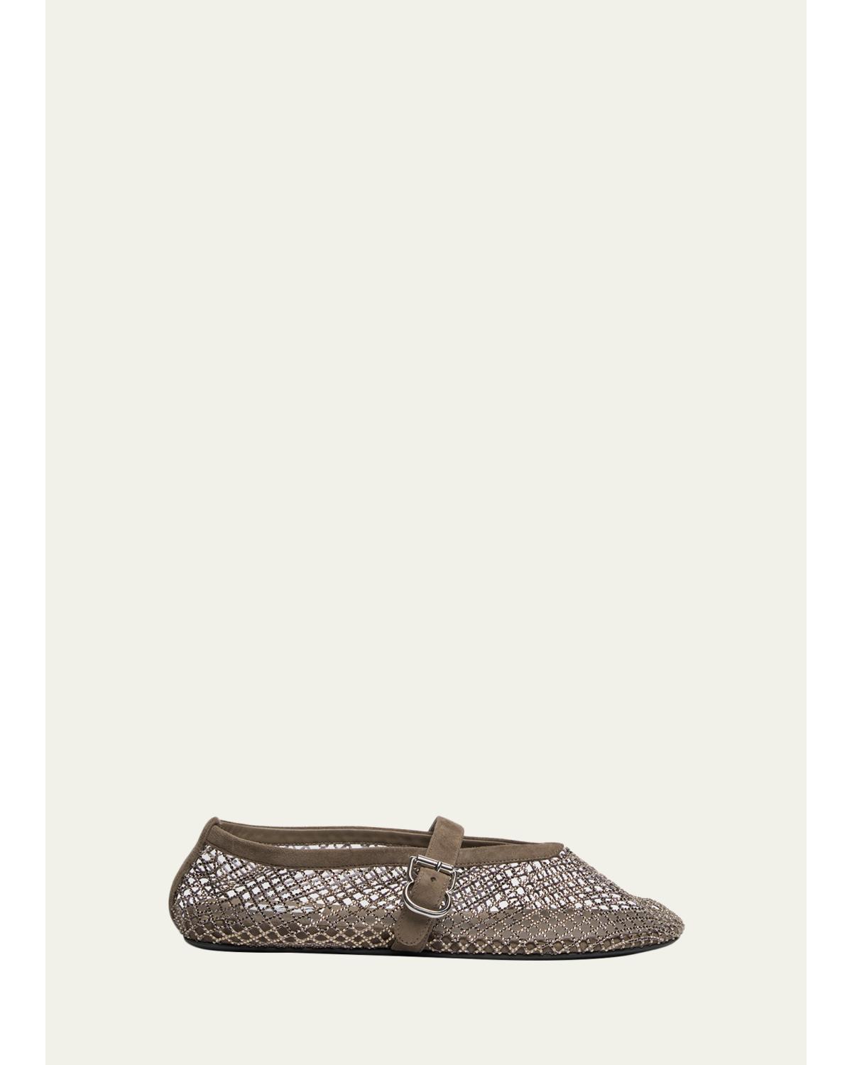 Crystal Ballet Flats