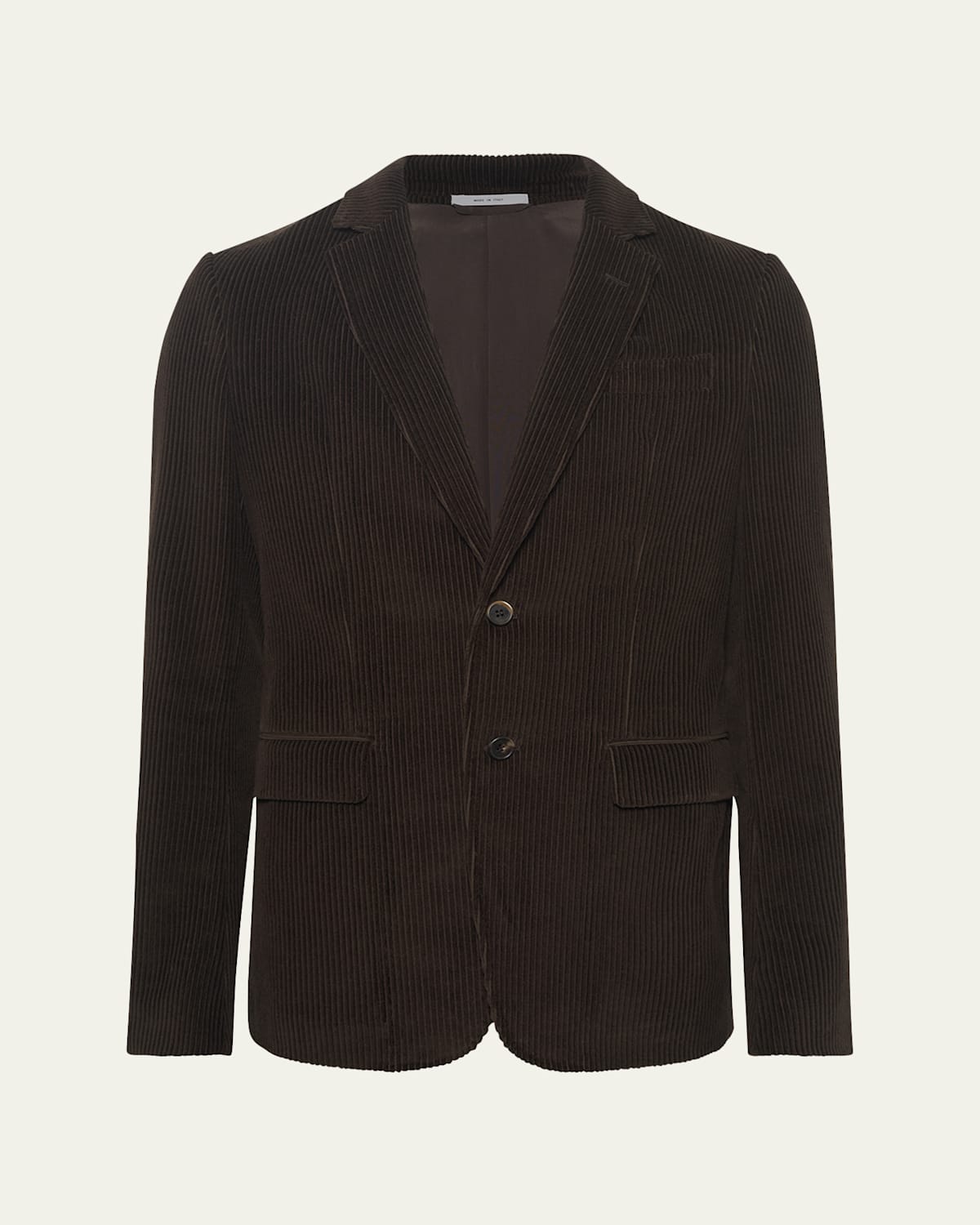 Gabriela Hearst Men's Irving Cashmere Corduroy Single-Breasted Jacket