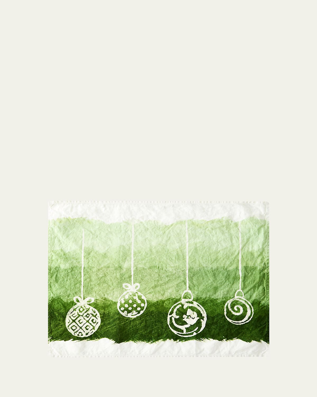 Stamperia Bertozzi Natalia Placemat, 16" X 20" In Green