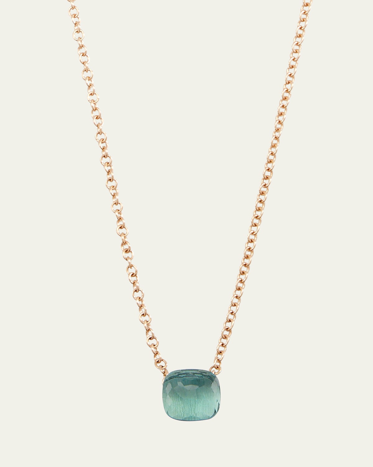 Pomellato Nudo 18K Rose Gold Blue Topaz Pendant Necklace | Thumbnail 4 Pomellato Nudo 18K Rose Gold Blue Topaz Pendant Necklace | Thumbnail 4
