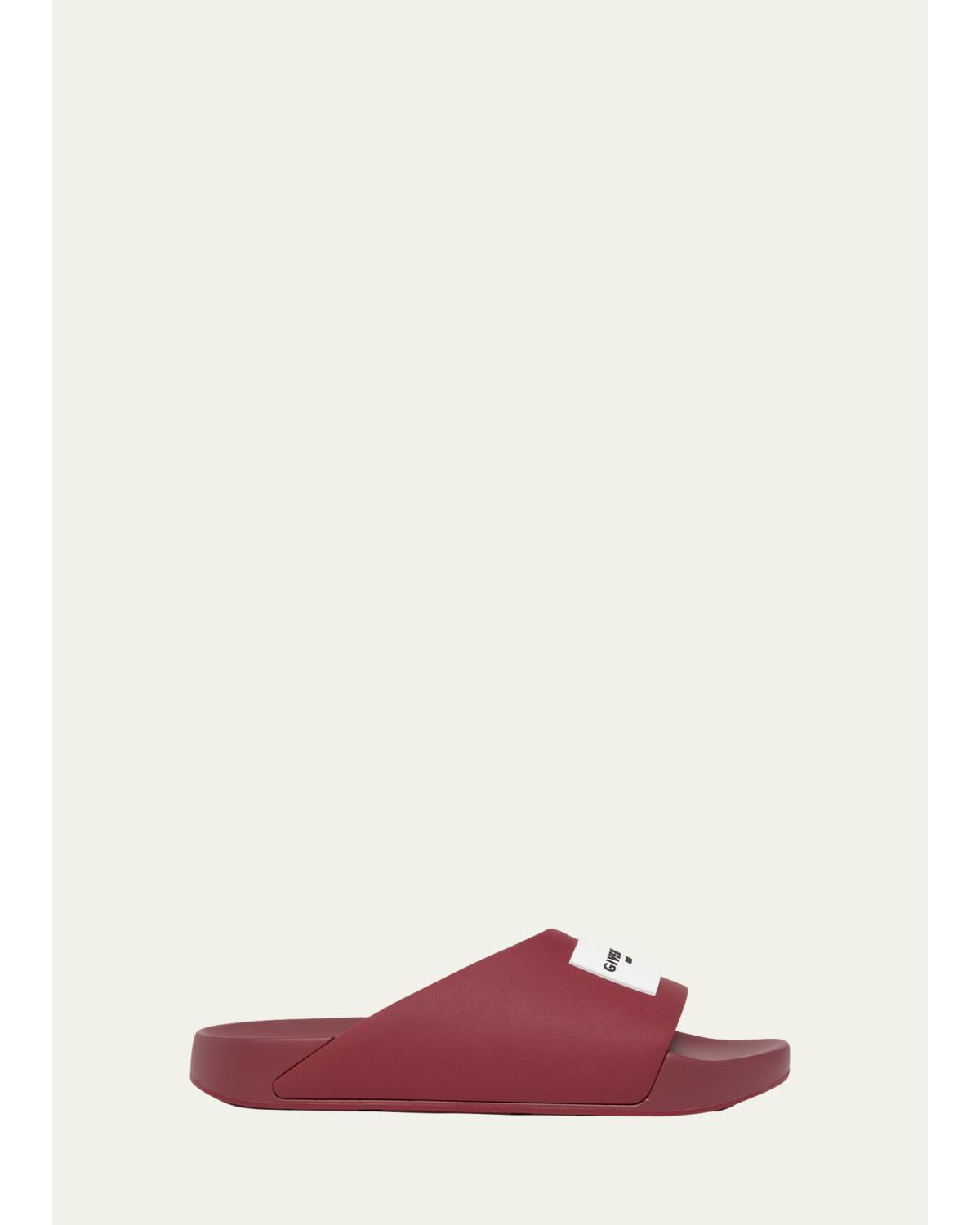 Logo Label Slide Sandals