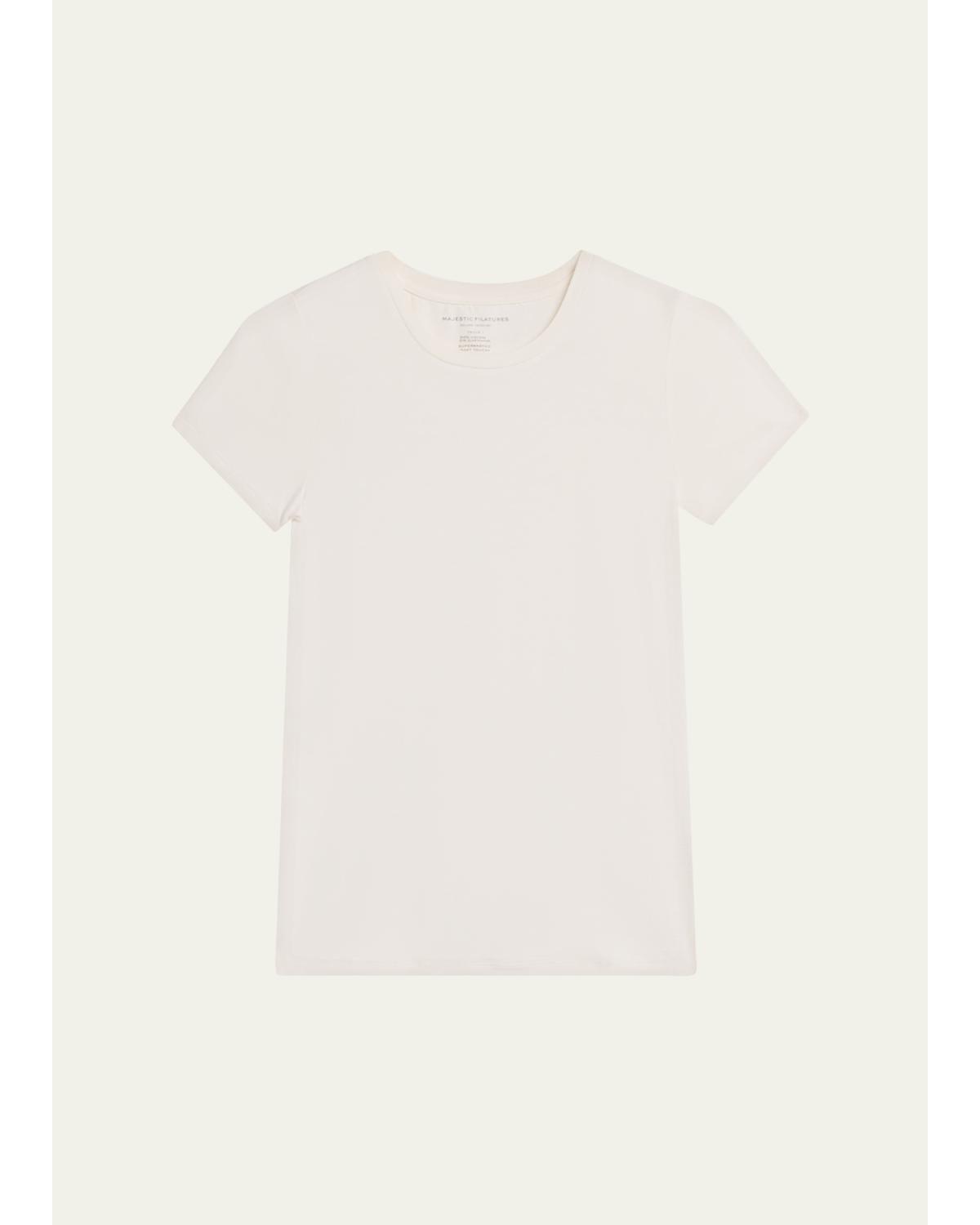 Soft Touch Short-Sleeve Crewneck T-Shirt