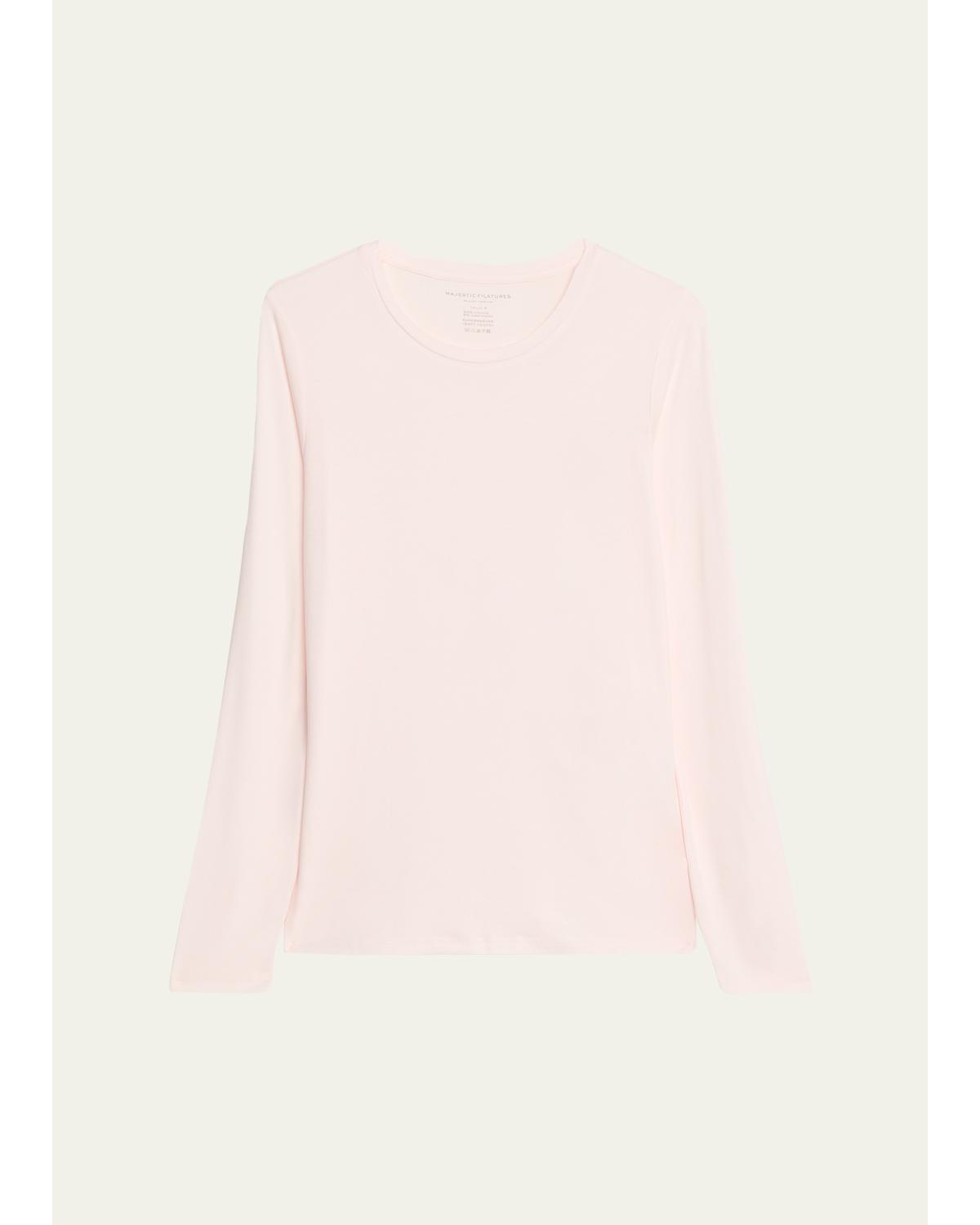 Soft Touch Long-Sleeve Crewneck T-Shirt