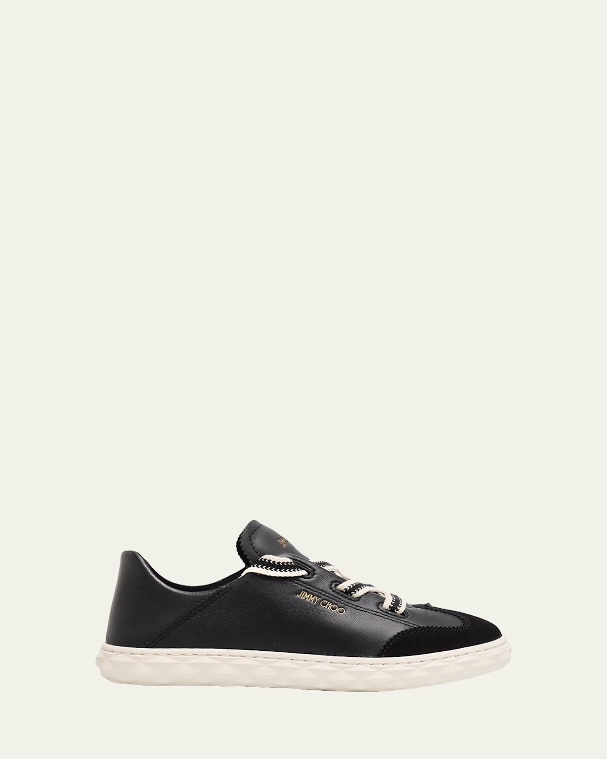 Diamond Light Flex Mixed Leather Low-Top Sneakers