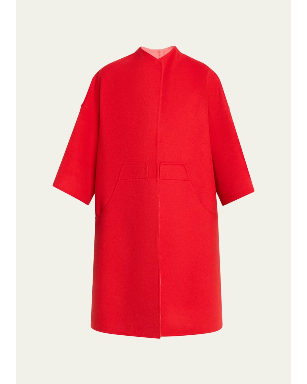 Bicolor Virgin Coat