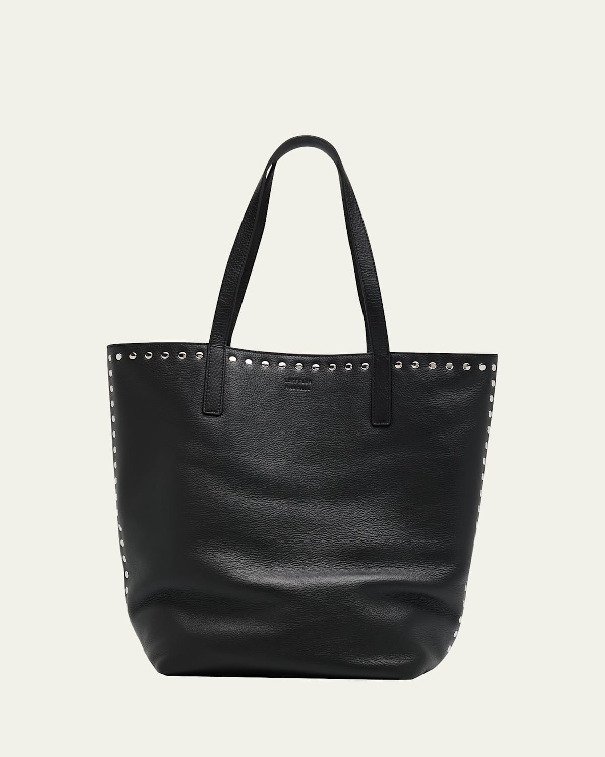 Loeffler Randall Walker Studded Leather Tote Bag In Black