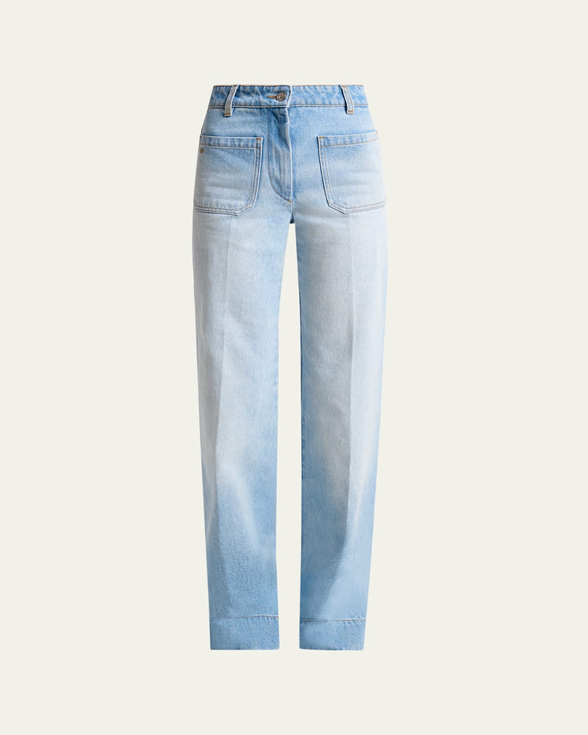 Victoria Beckham Alina Front Pocket Flare Jeans