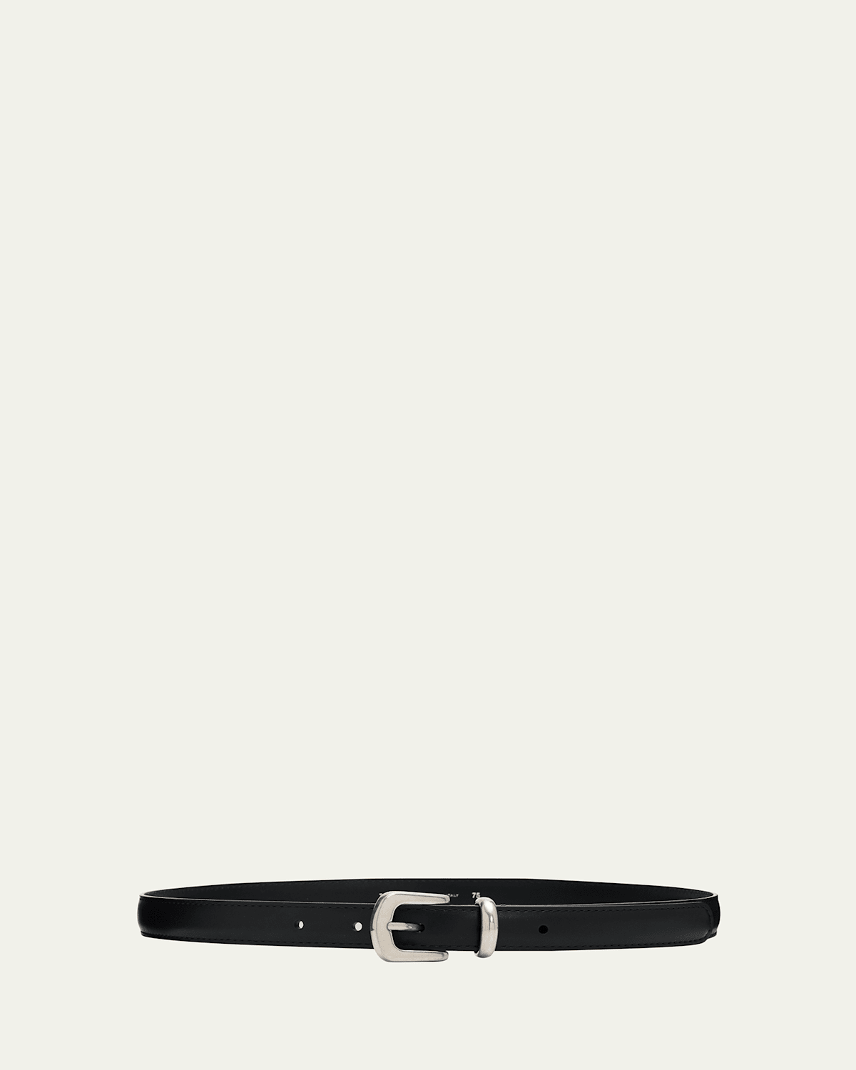 The Row Ring Leather Belt In Brown