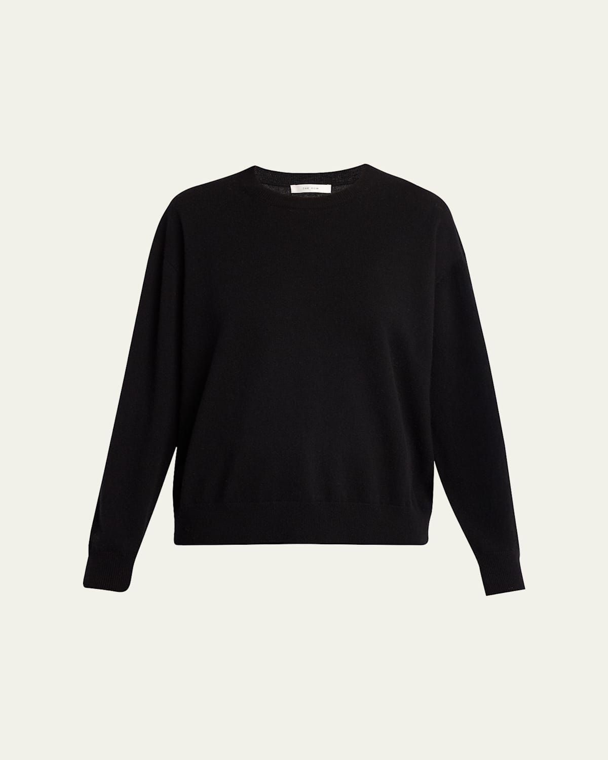 The Row Misael Cashmere Crewneck Sweater In Black