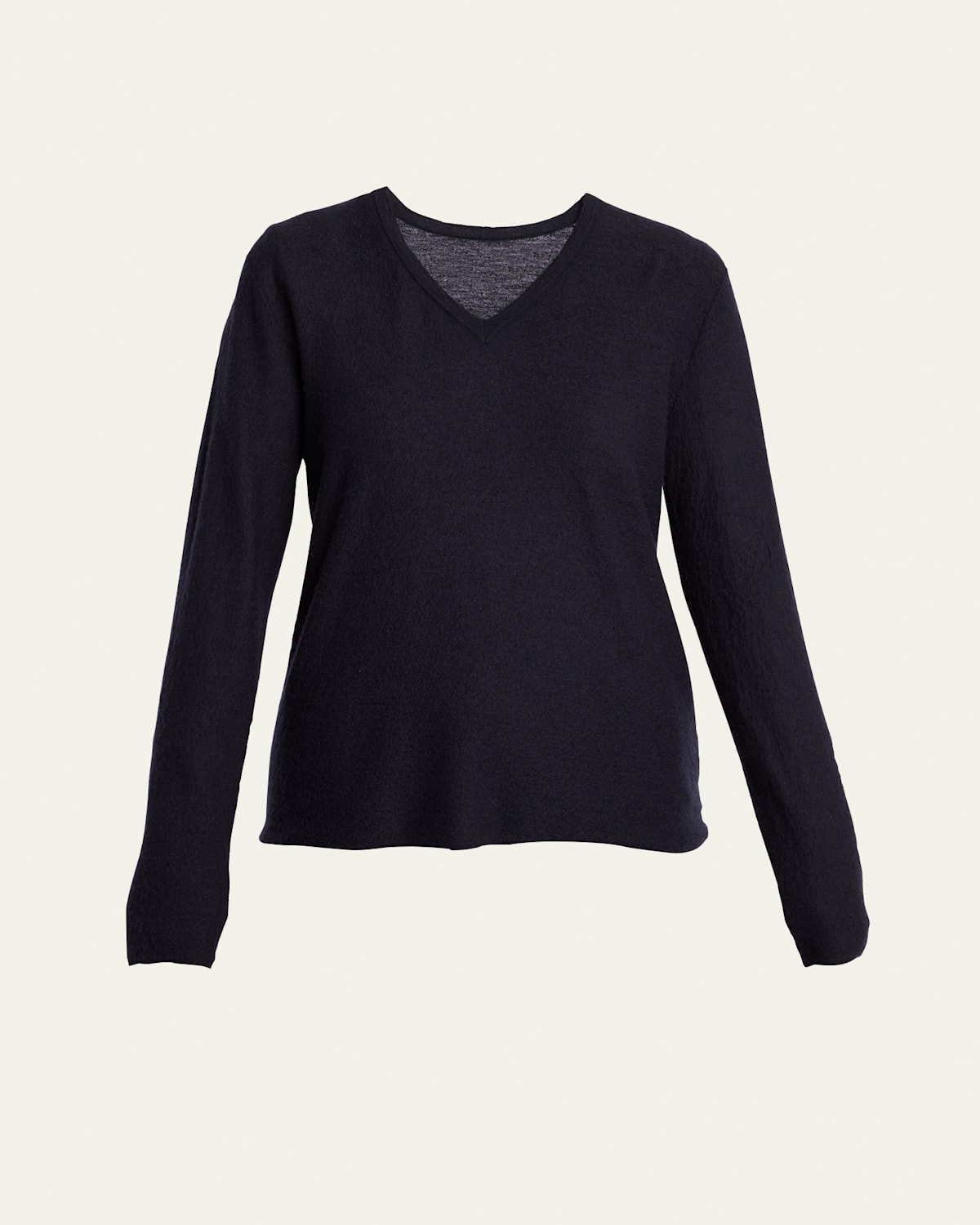 The Row Manyar V-neck Cashmere Sweater In Blue