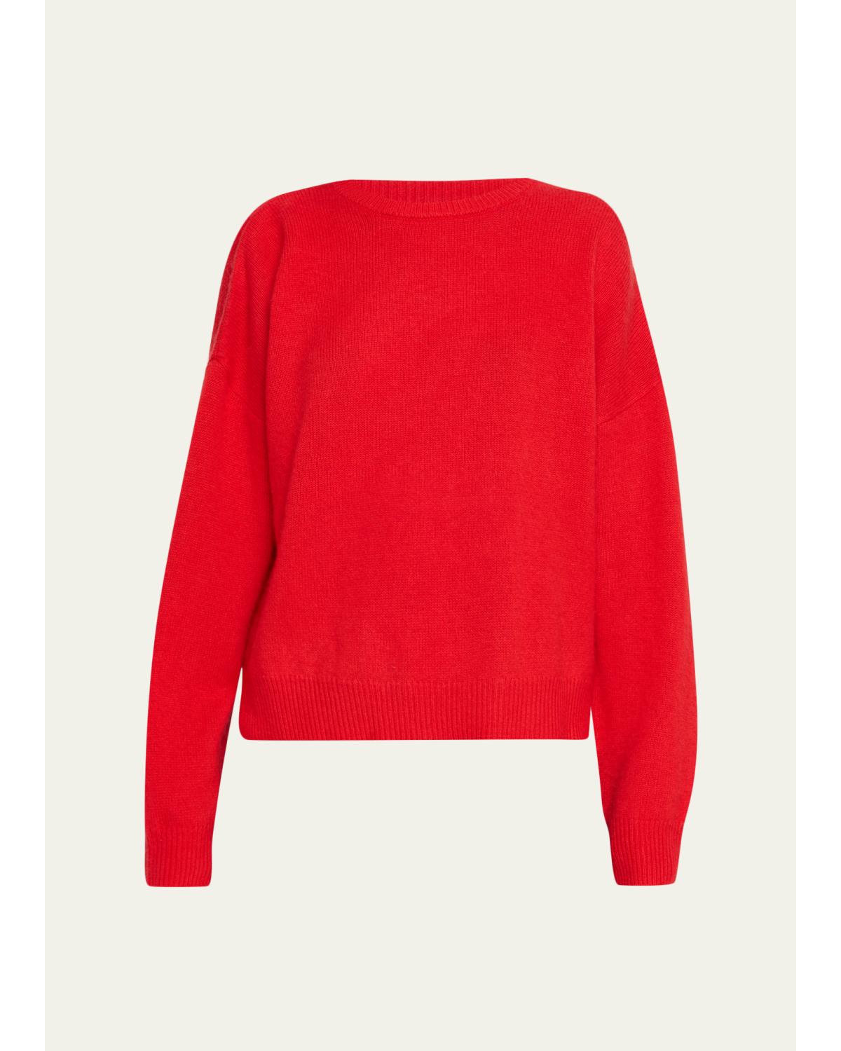 Crewneck Wool-Cashmere Sweater