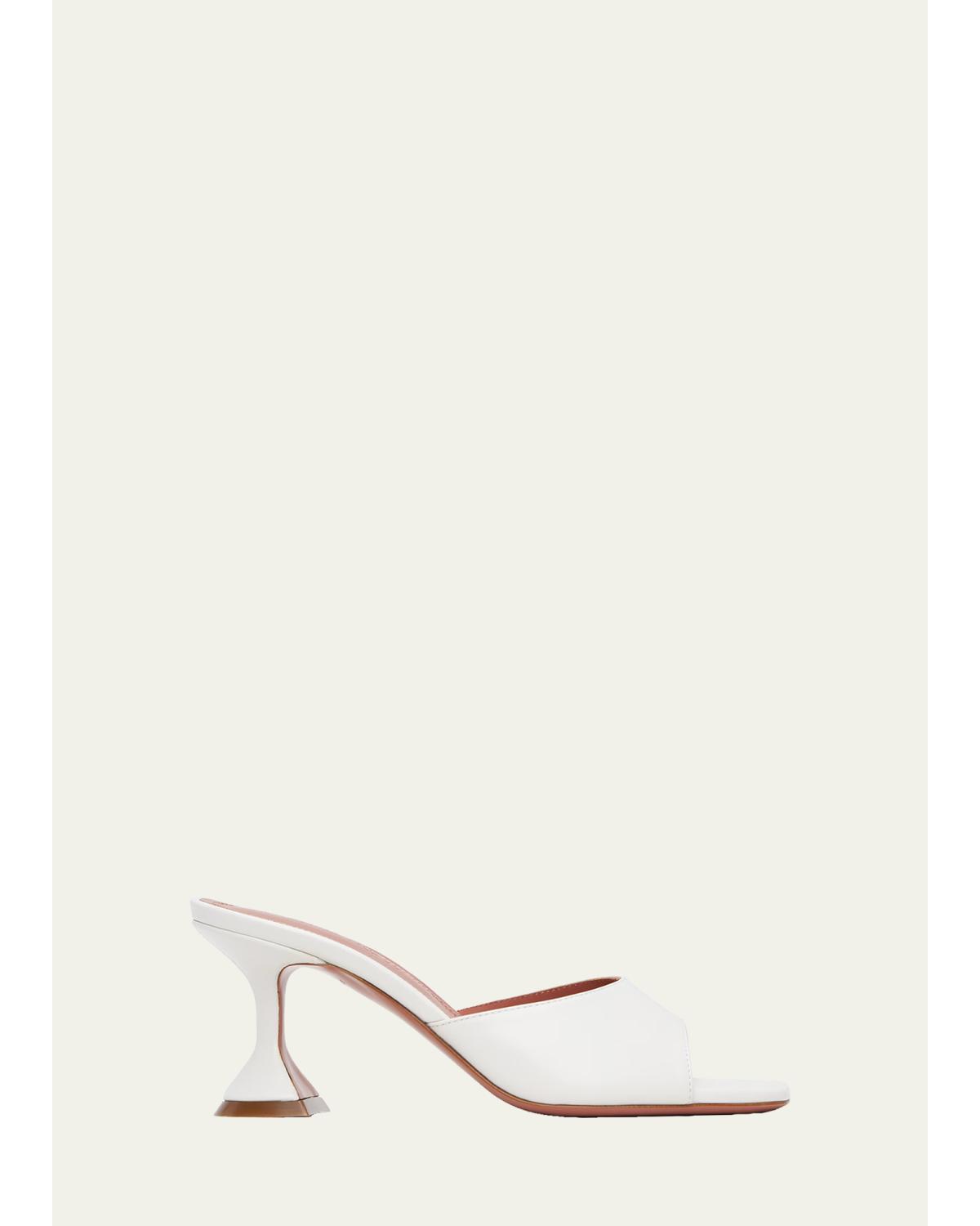 Lupita Leather Pedestal Mule Sandals