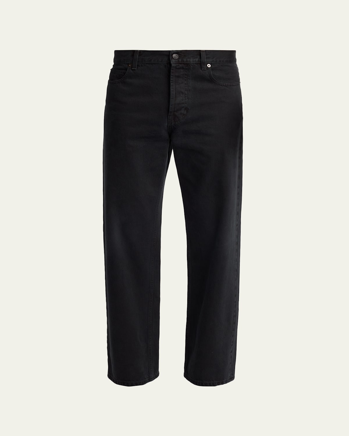 The Row Men's Rossen Straight-leg Black Denim Jeans