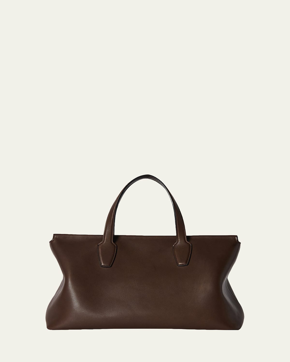 The Row Marcel Slouchy Top-handle Bag In Leather In Brown