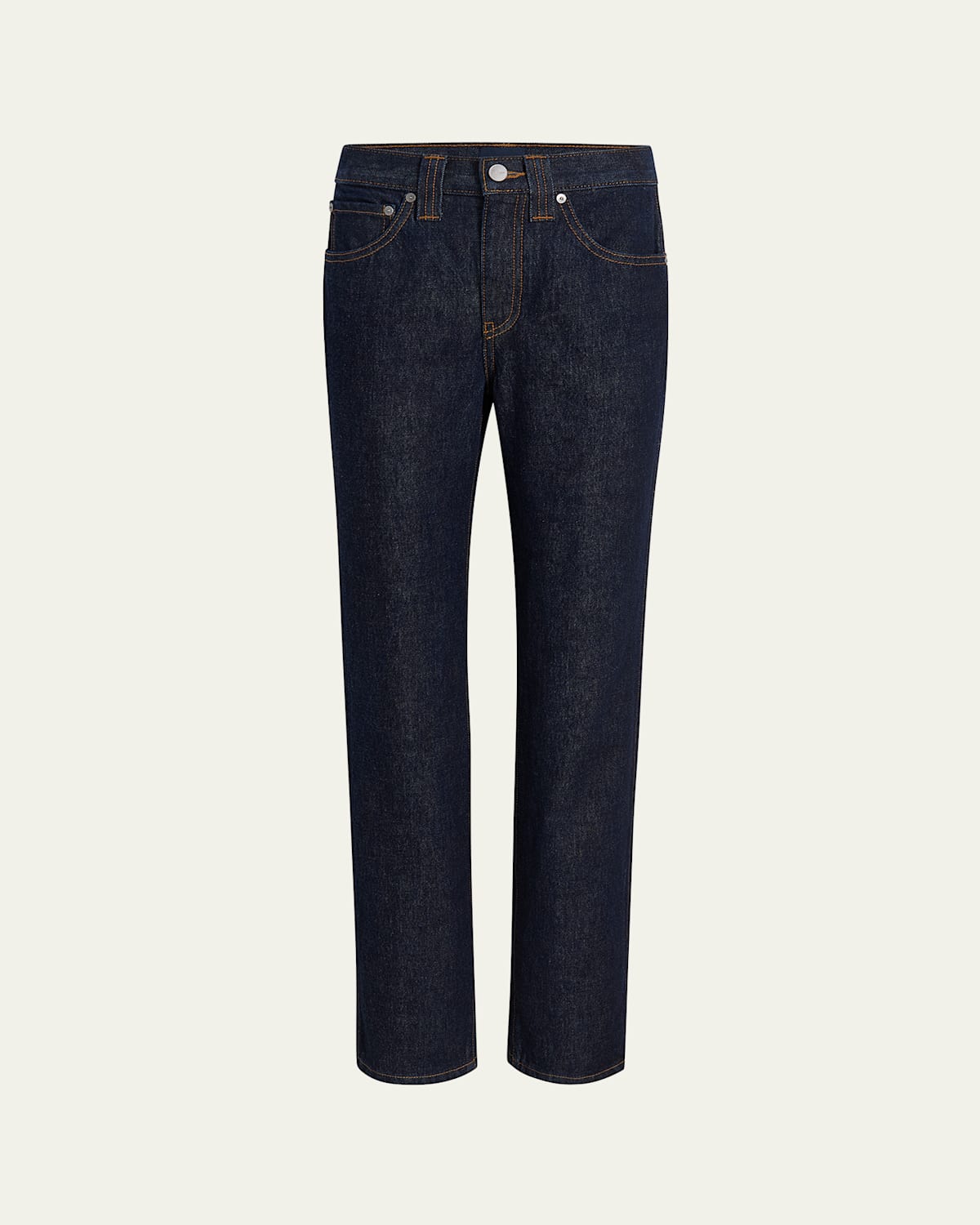 Khaite Farley Mid-rise Straight-leg Jeans In Multi