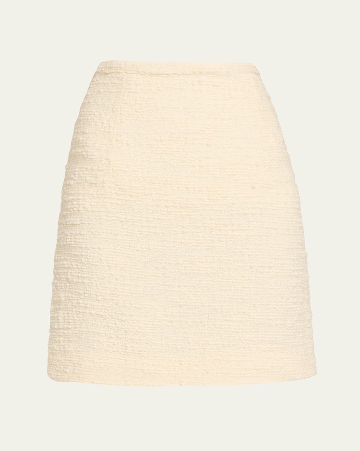 Liberowe Tavi Wool-blend Tweed Mini Skirt In Neutral