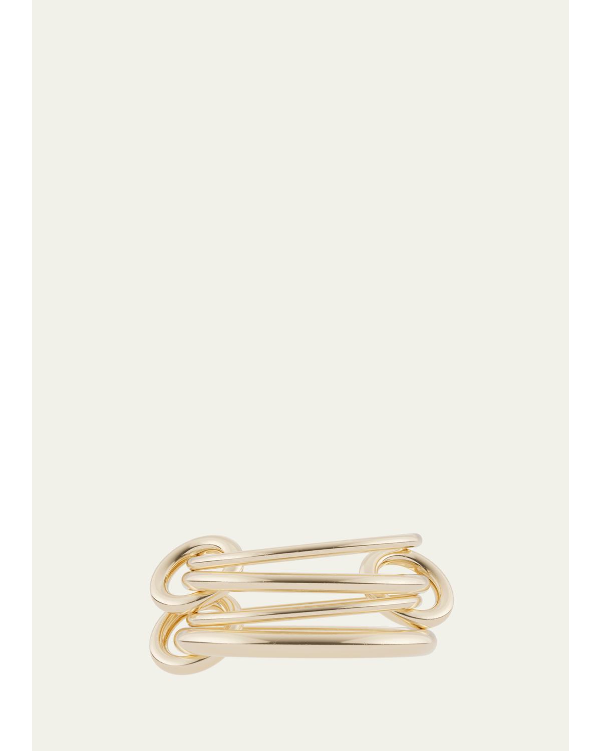 Pisces 18K Yellow Gold 4-Link Ring