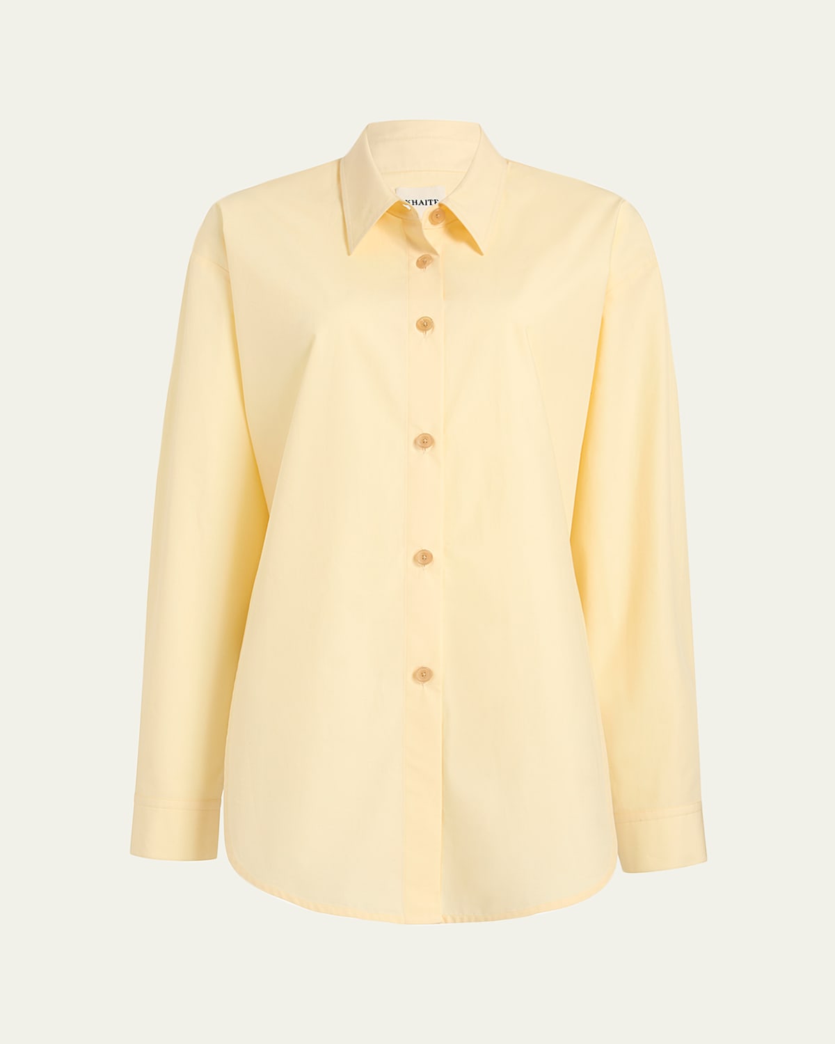 Khaite Goya Cotton Poplin Button-down Top