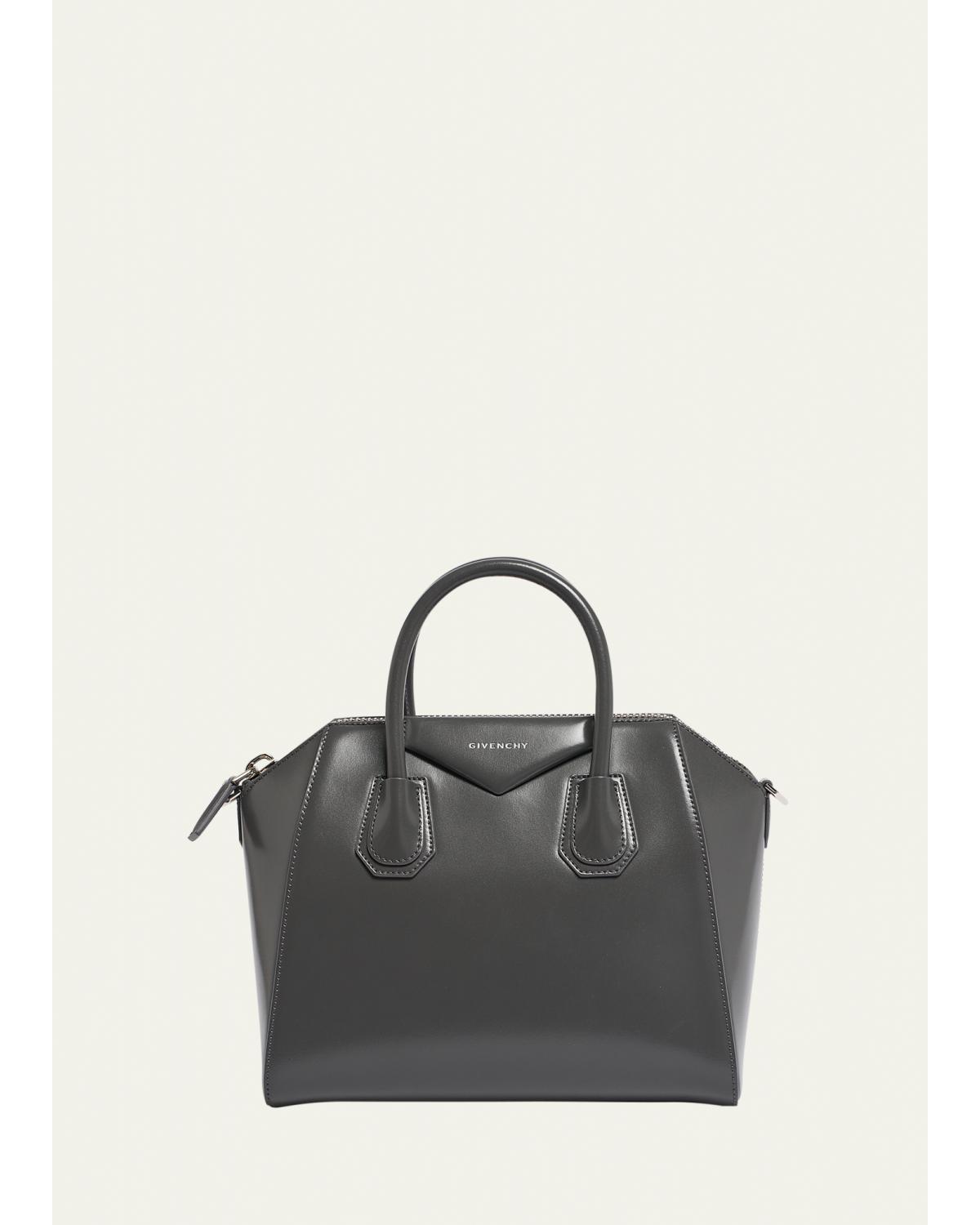 Small Antigona Leather Top-Handle Bag