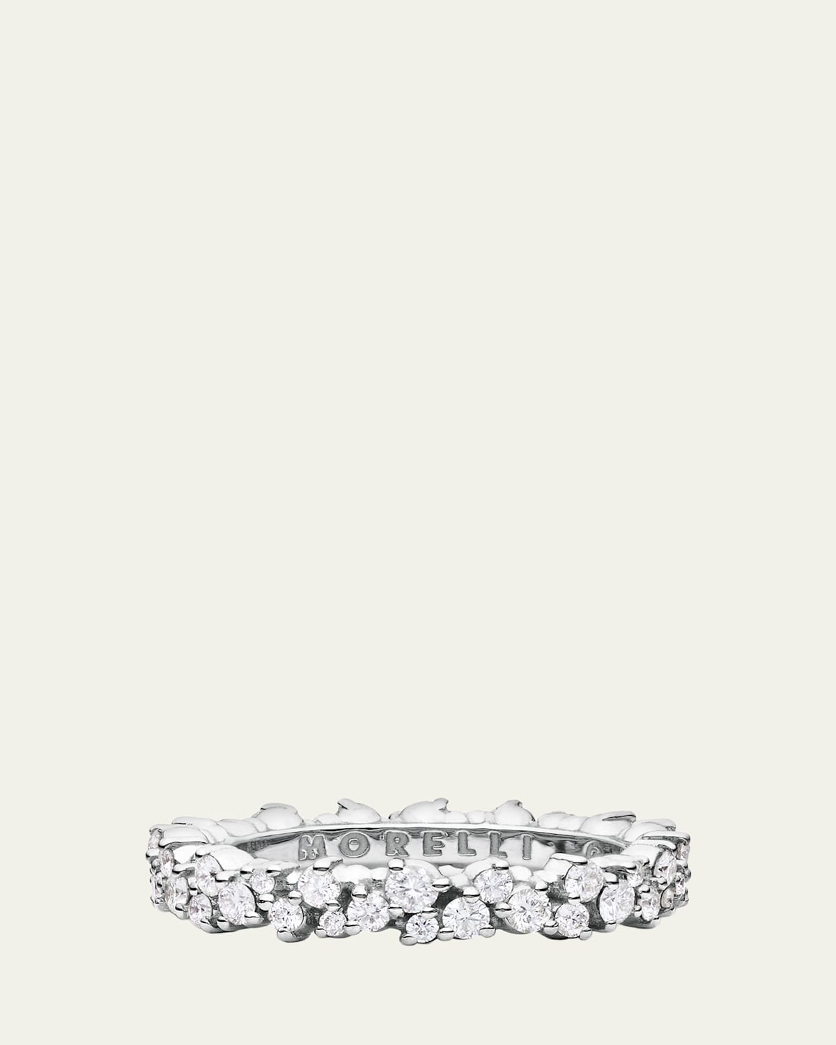 Paul Morelli 18K White Gold Small Confetti Ring with Diamonds | Thumbnail 4 Paul Morelli 18K White Gold Small Confetti Ring with Diamonds | Thumbnail 4