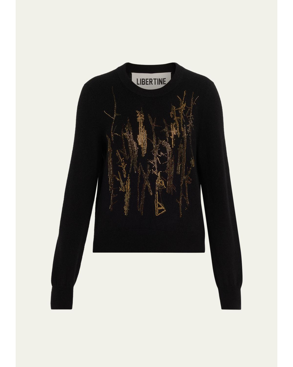 Crown Of Thorns Cashmere Crewneck Sweater