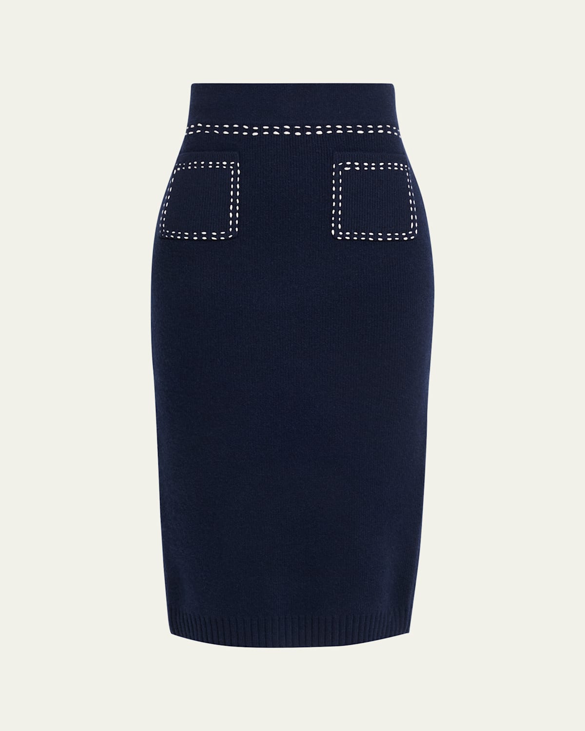 Toccin Carla Knit Midi Skirt In Outerspace