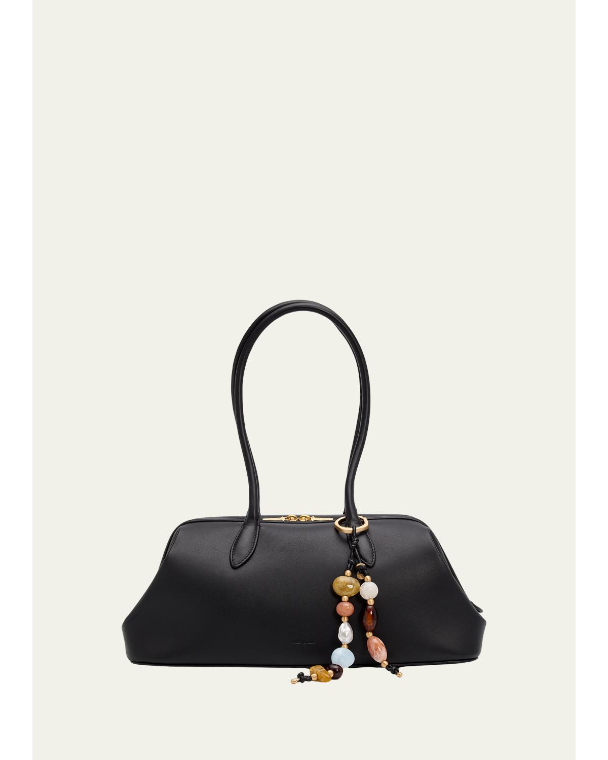 Raia Leather Satchel Shoulder Bag