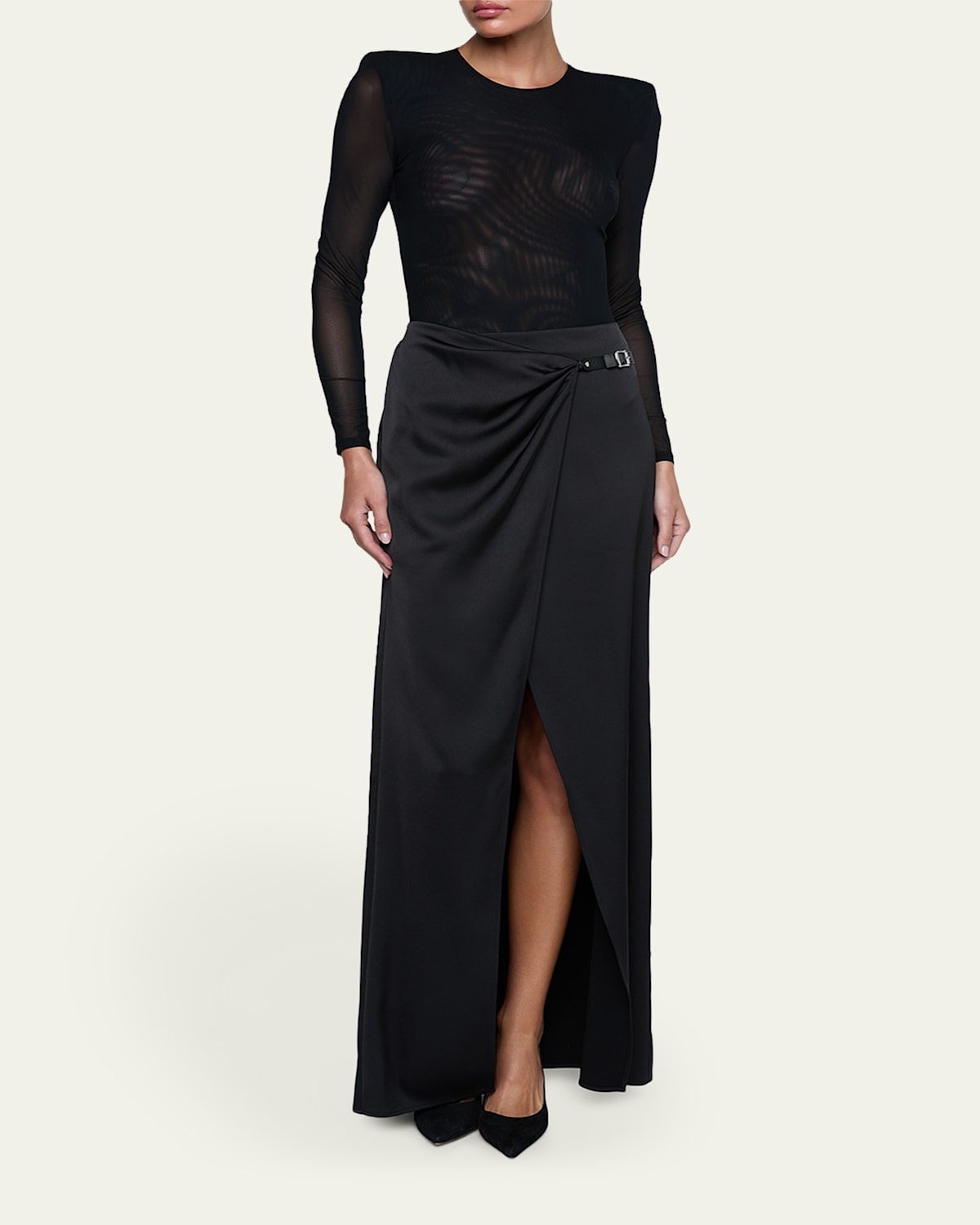 Trista Stretch Mesh Bodysuit