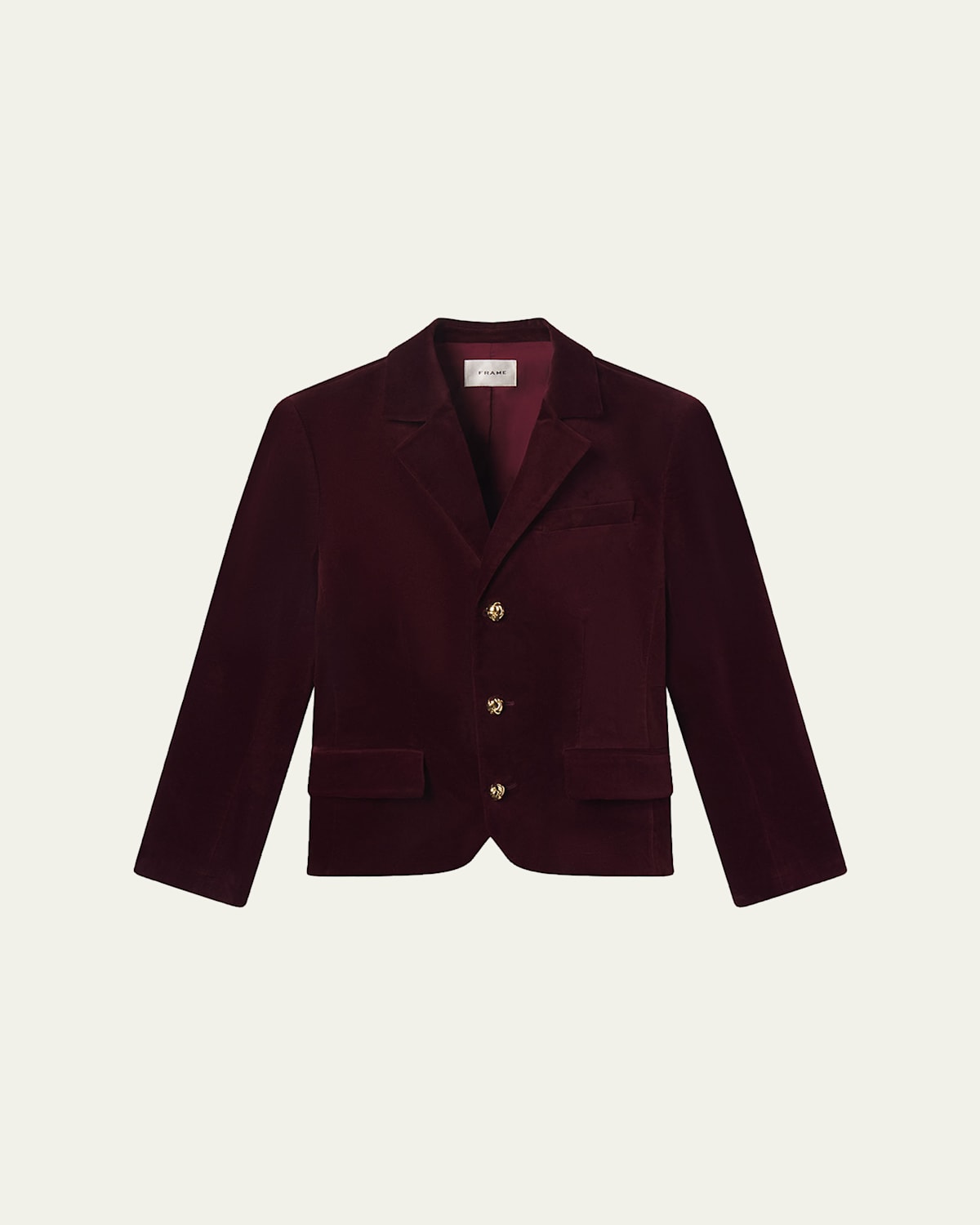 Frame The Velvet Smart Blazer In Animal Print