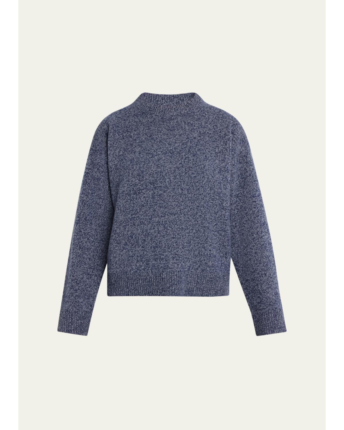 Zuma Marled Cashmere Crewneck Sweater