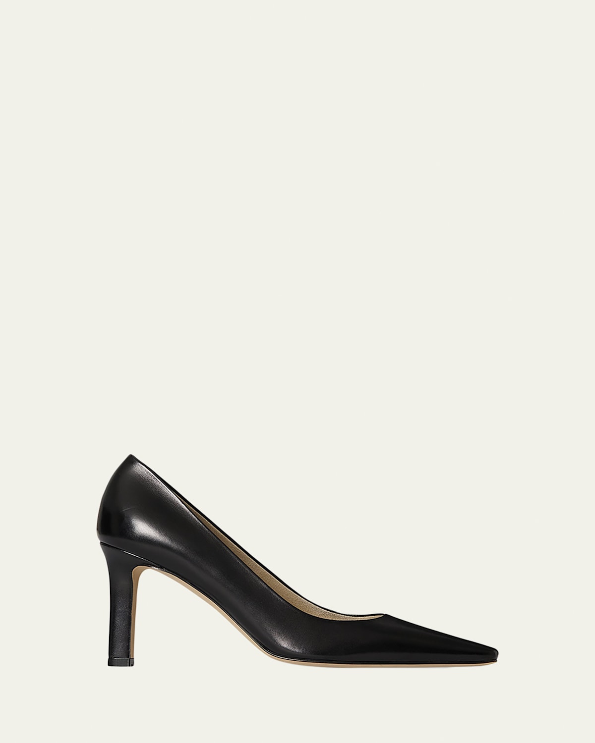 The Row 80mm Carla Leather Pumps In Black