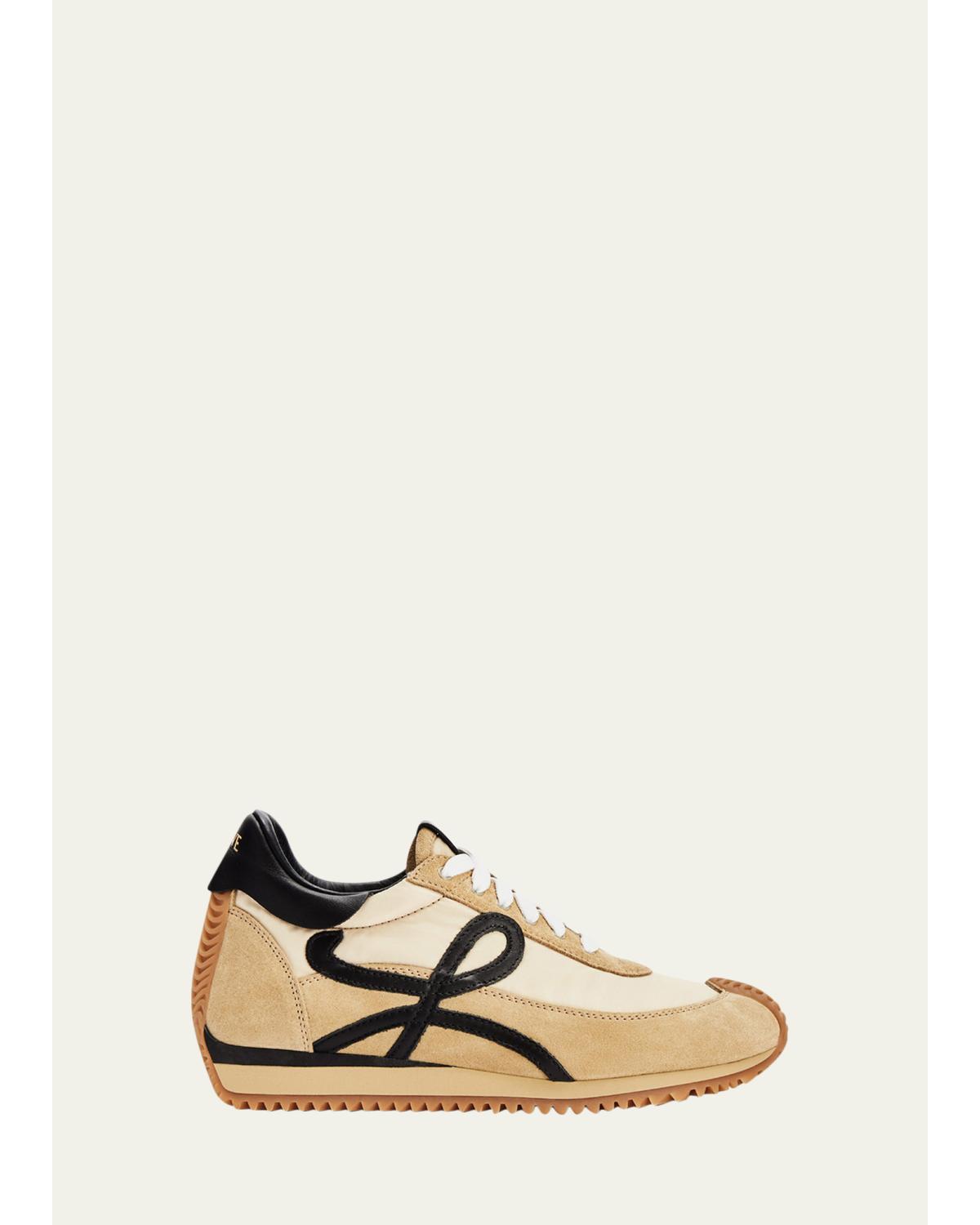 Flow Runner Suede And Sneakers