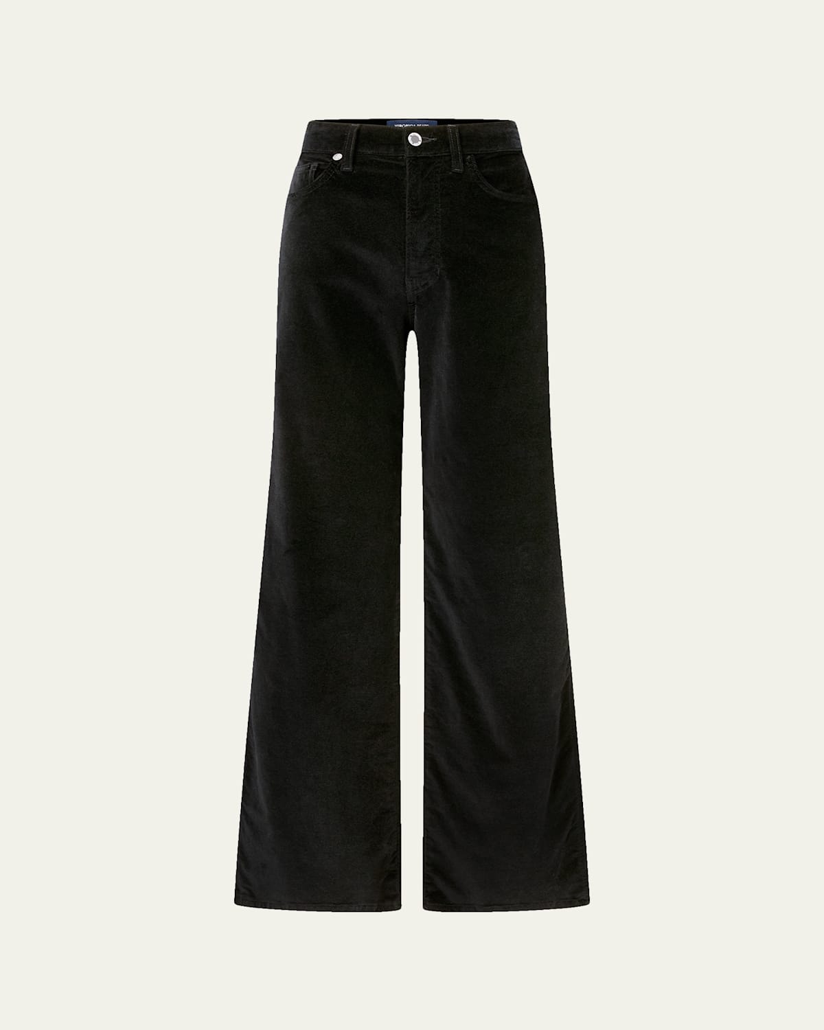 Veronica Beard Taylor High-rise Wide-leg Pants In Black