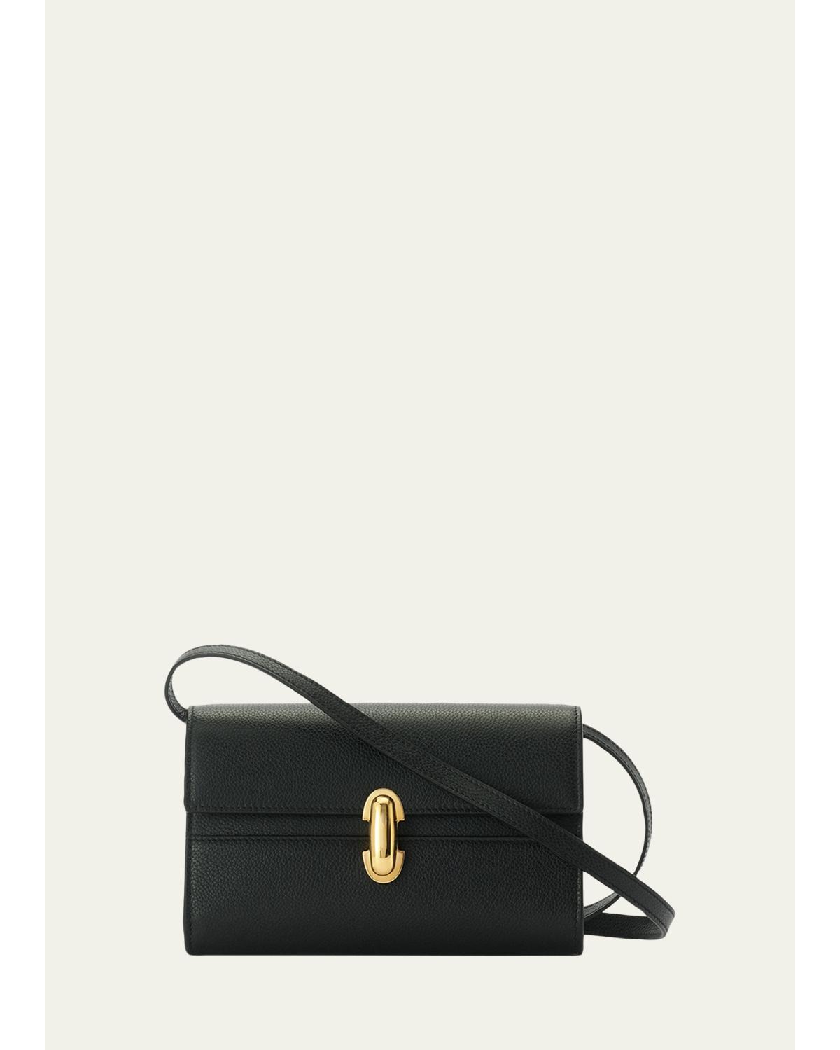 Symmetry Mini Leather Crossbody Bag