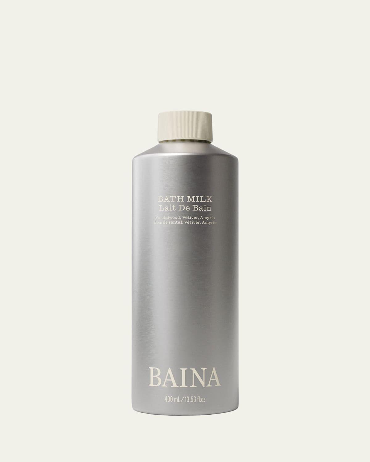 Baina Ebon Veil Bath Milk, 13.5 Oz. In Gray