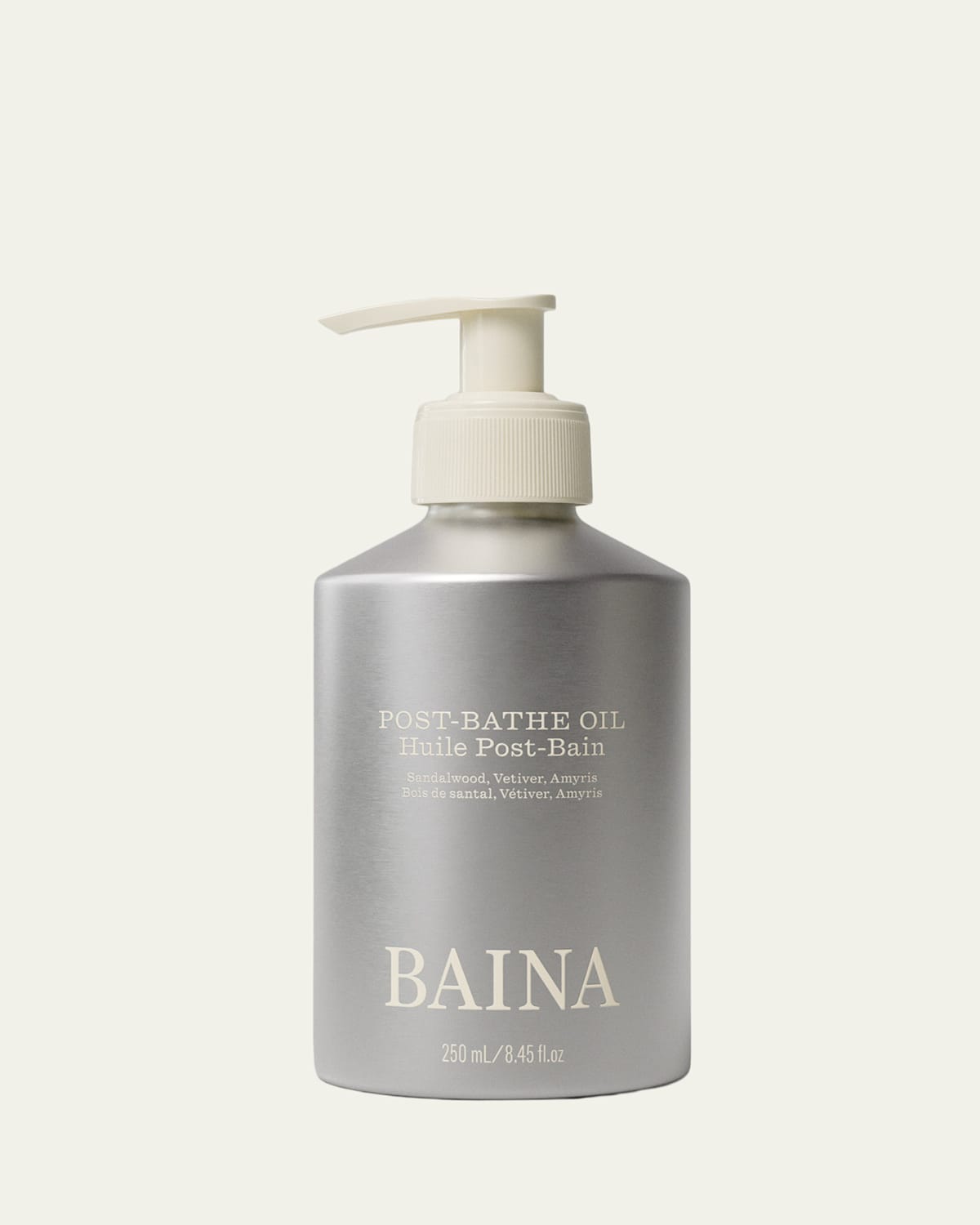 Baina Ebon Veil Post-bathe Oil, 8.4 Oz. In Gray