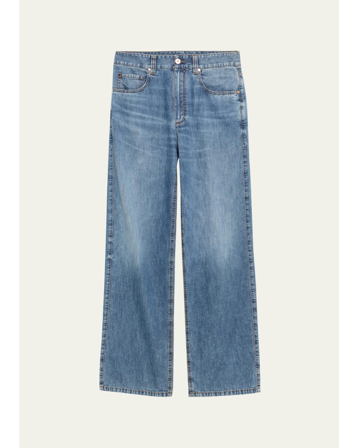 Super Light Relaxed-Leg Jeans